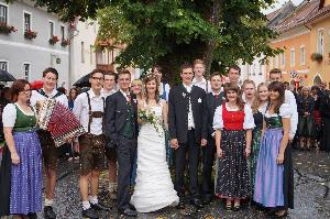 Bild vergrößern: Hochzeit Birgit Hirndler und Andreas Wassermann
