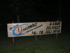 Fotogalerie Zeltfest Werbung 25.06.2010